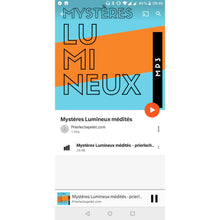 Charger l'image dans la galerie, écouter et prier le chapelet en audio