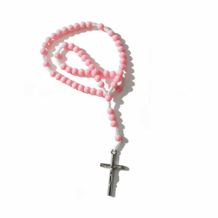 Petit chapelet rose pastel