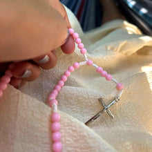 Charger l&#39;image dans la galerie, Petit chapelet rose pastel
